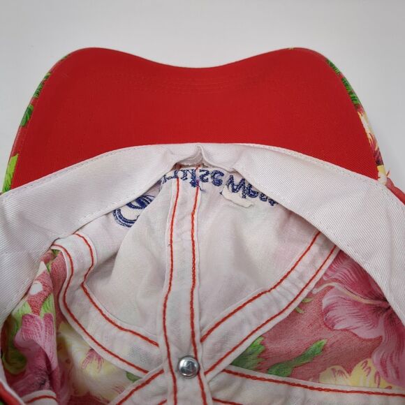 Cruise West Strapback Hat Multi One Size Adjustable Floral Hawaiian HG - Picture 7 of 8